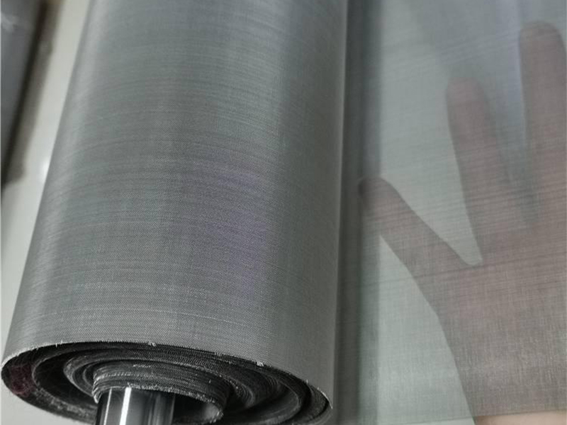 Filter screen woven from nickel wire